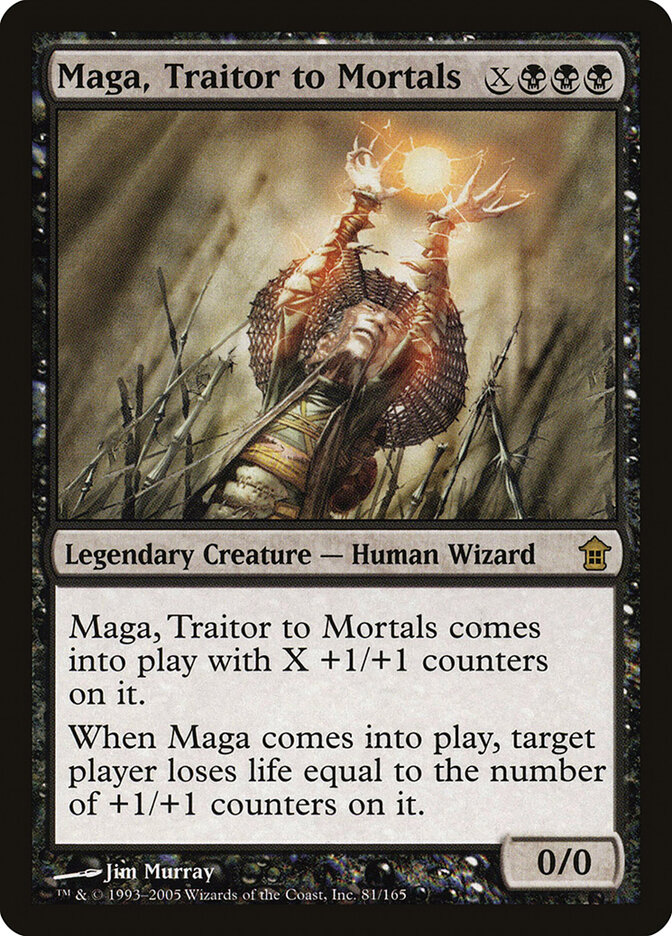 Maga, Traitor to Mortals card front
