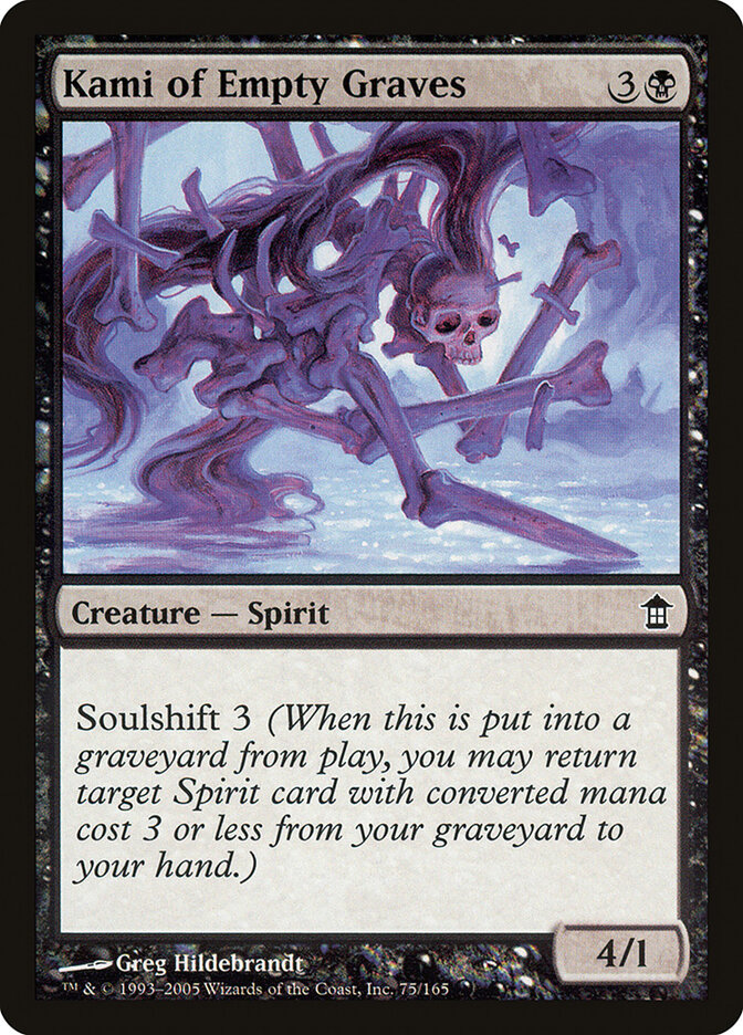 Kami of Empty Graves card front