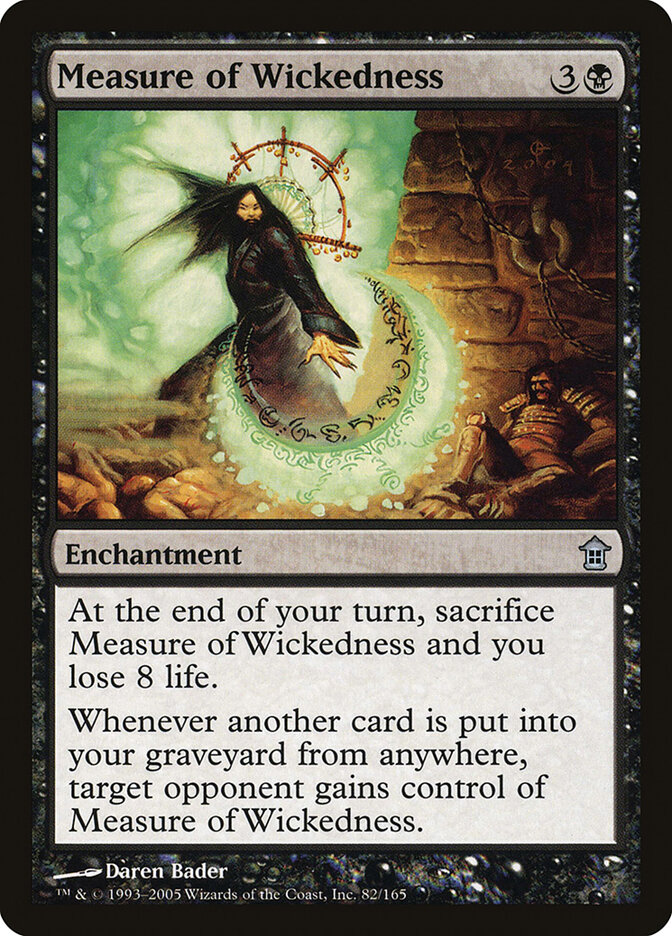 Measure of Wickedness card front