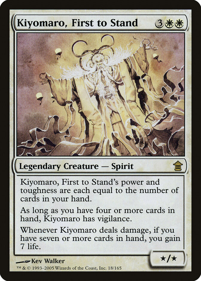 Kiyomaro, First to Stand card front