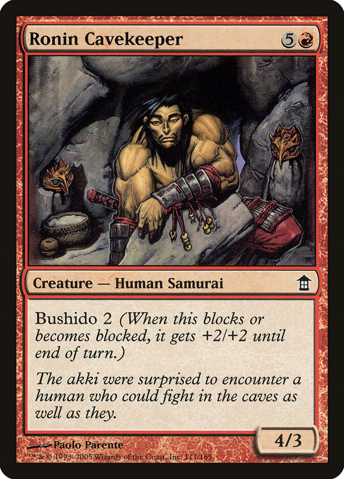 Ronin Cavekeeper card front