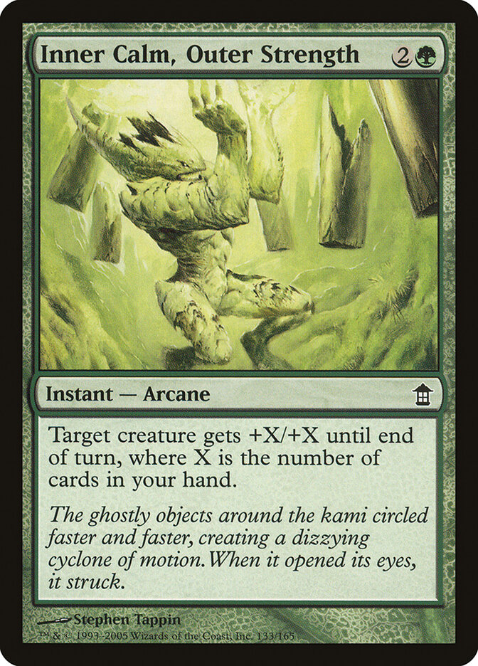 Inner Calm, Outer Strength card front