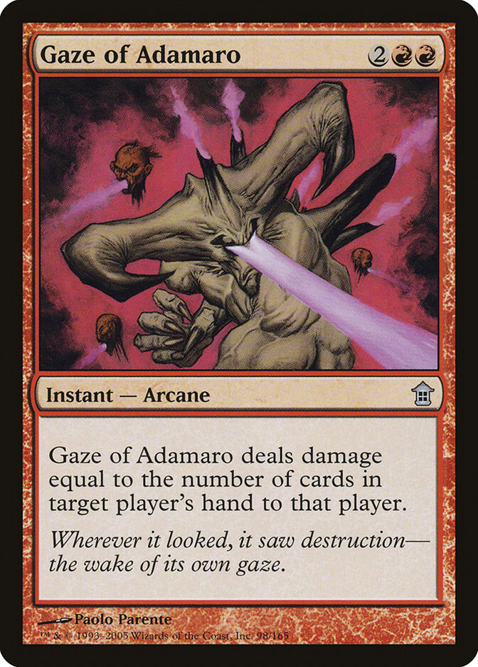 Gaze of Adamaro card front