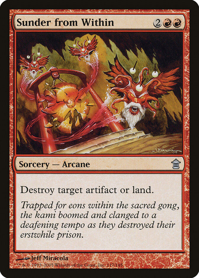 Sunder from Within card front