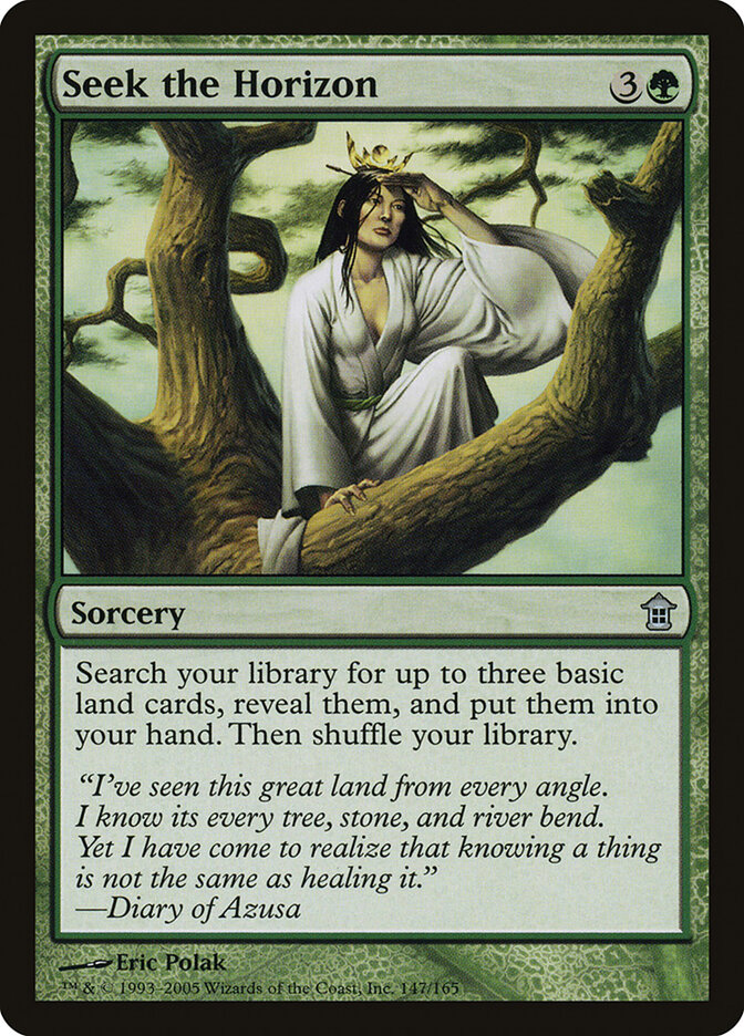 Seek the Horizon card front