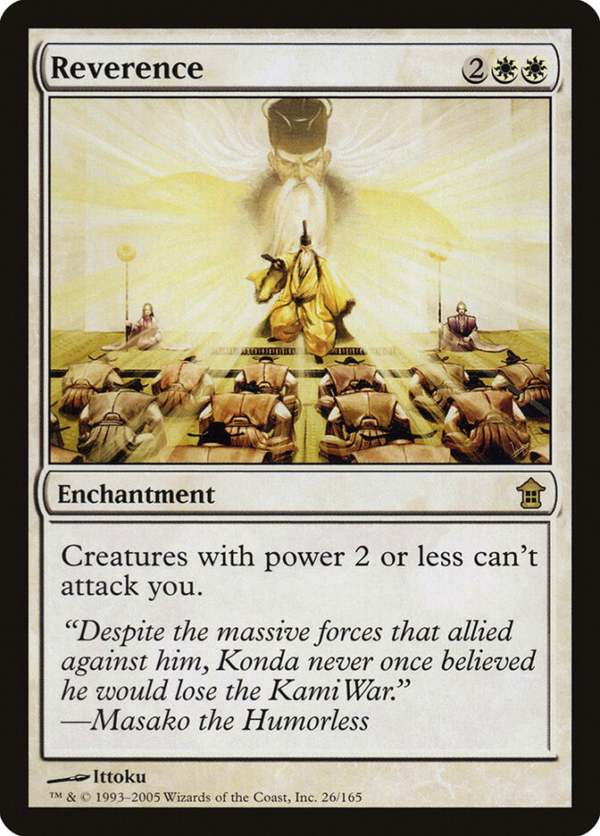Reverence card front