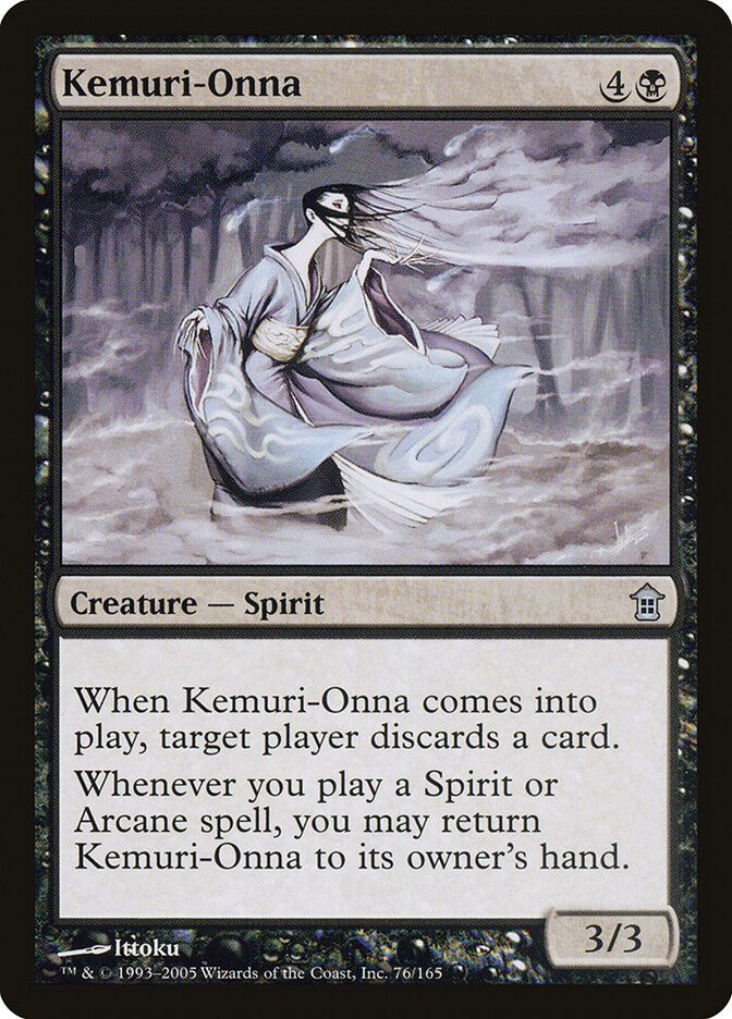 Kemuri-Onna card front