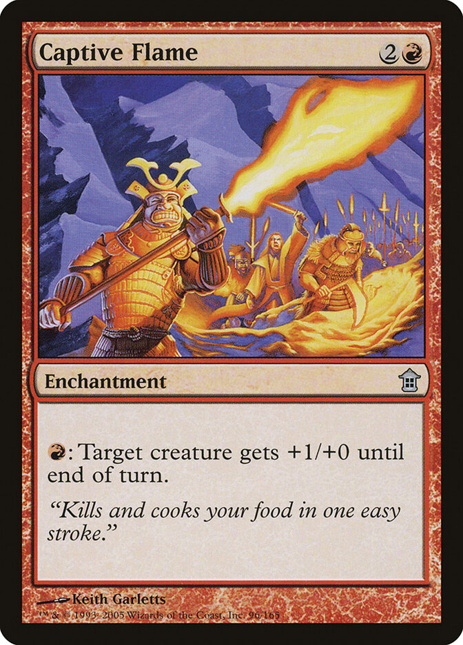 Captive Flame card front