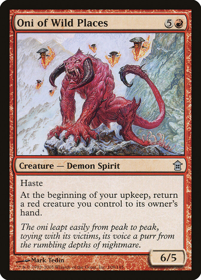 Oni of Wild Places card front