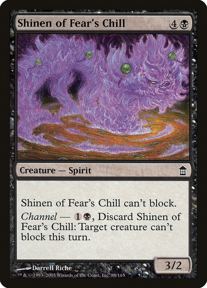 Shinen of Fear's Chill card front