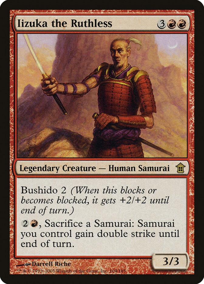 Iizuka the Ruthless card front