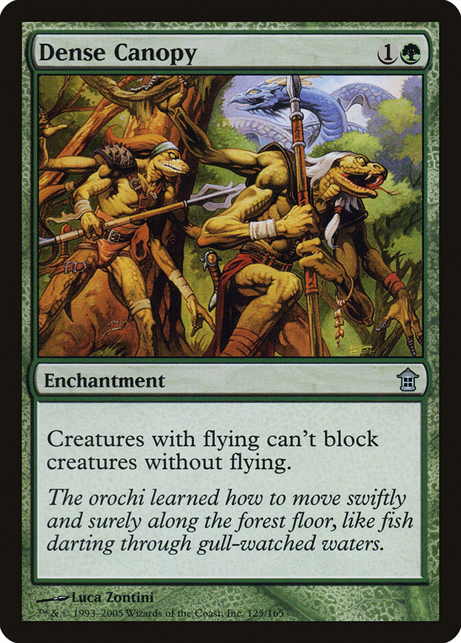 Dense Canopy card front