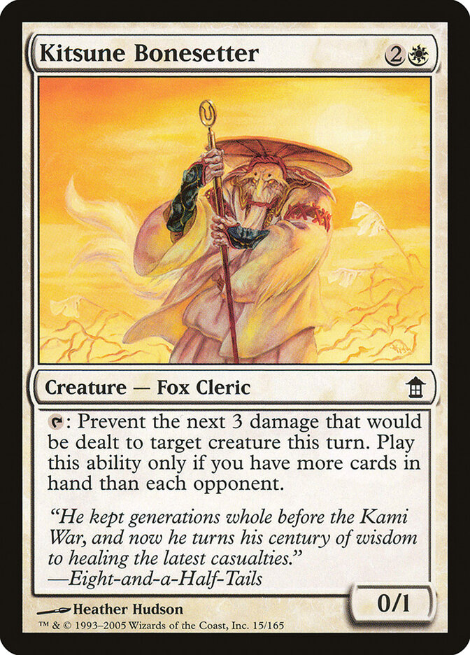 Kitsune Bonesetter card front