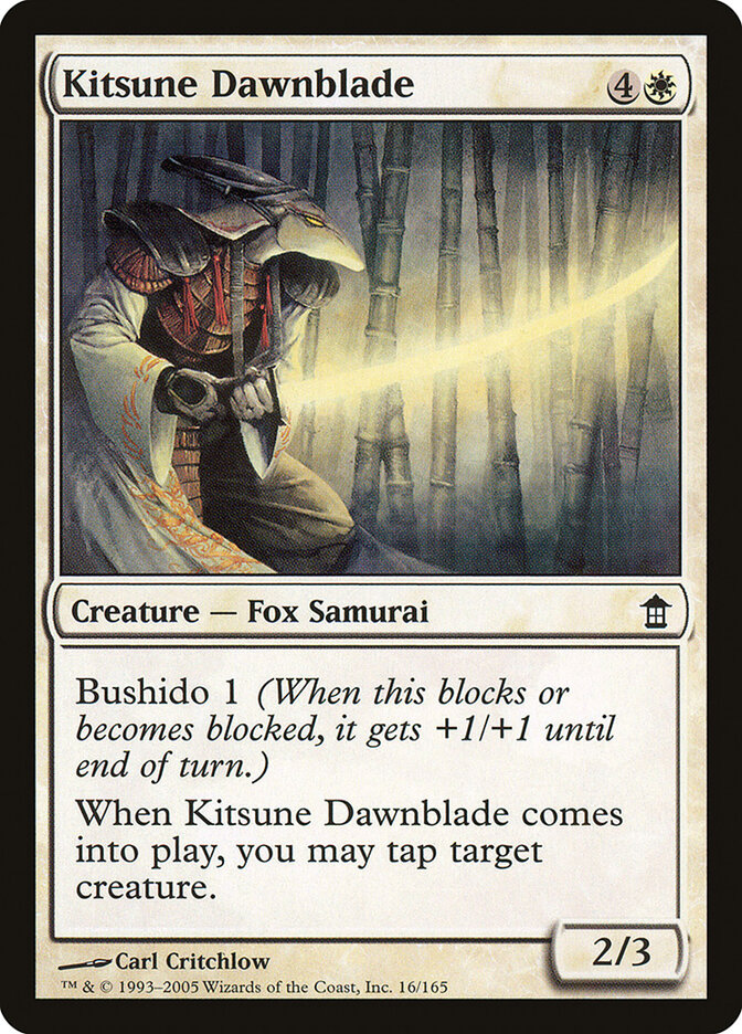 Kitsune Dawnblade card front