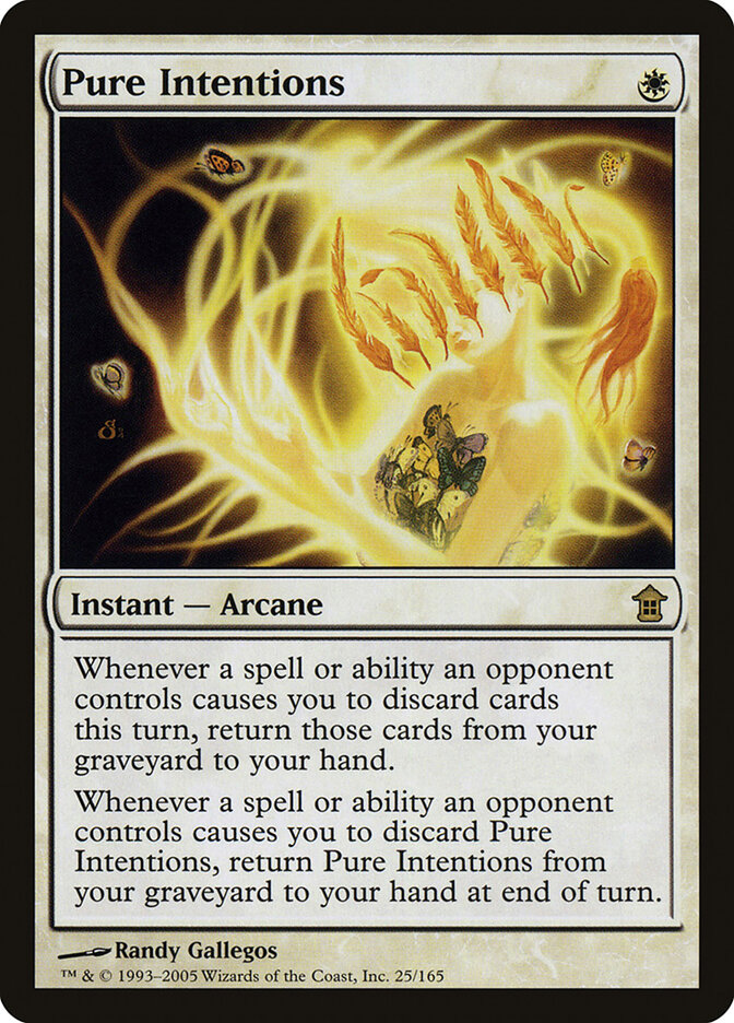 Pure Intentions card front