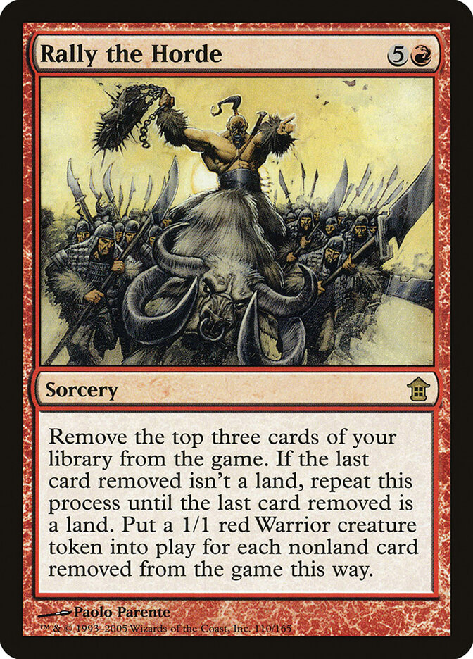 Rally the Horde card front