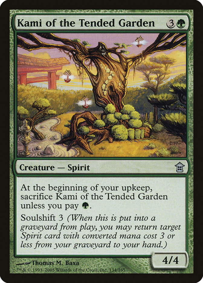 Kami of the Tended Garden card front