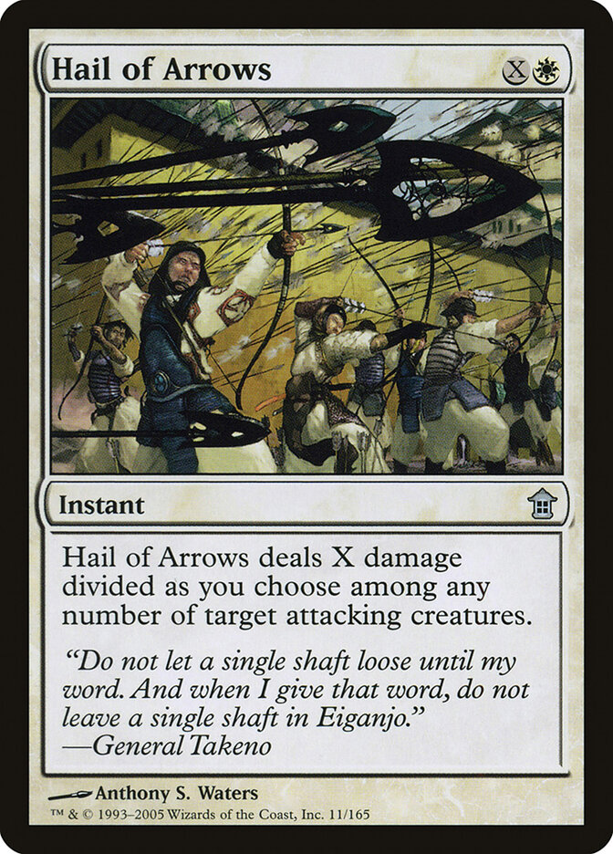 Hail of Arrows card front
