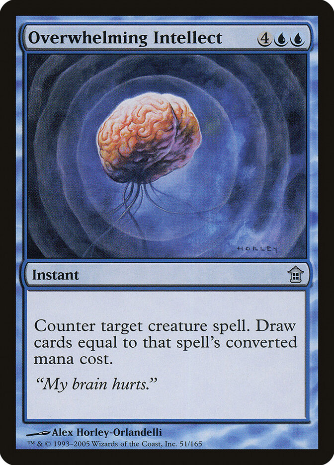 Overwhelming Intellect card front
