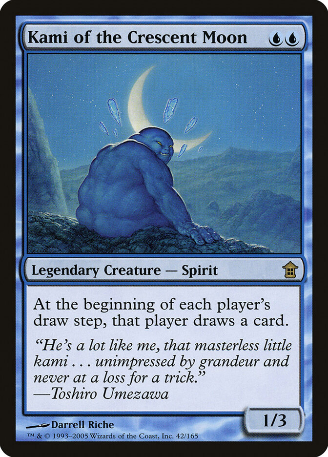 Kami of the Crescent Moon card front