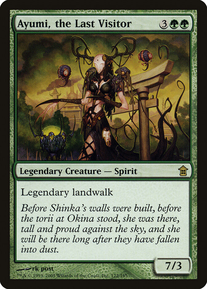 Ayumi, the Last Visitor card front