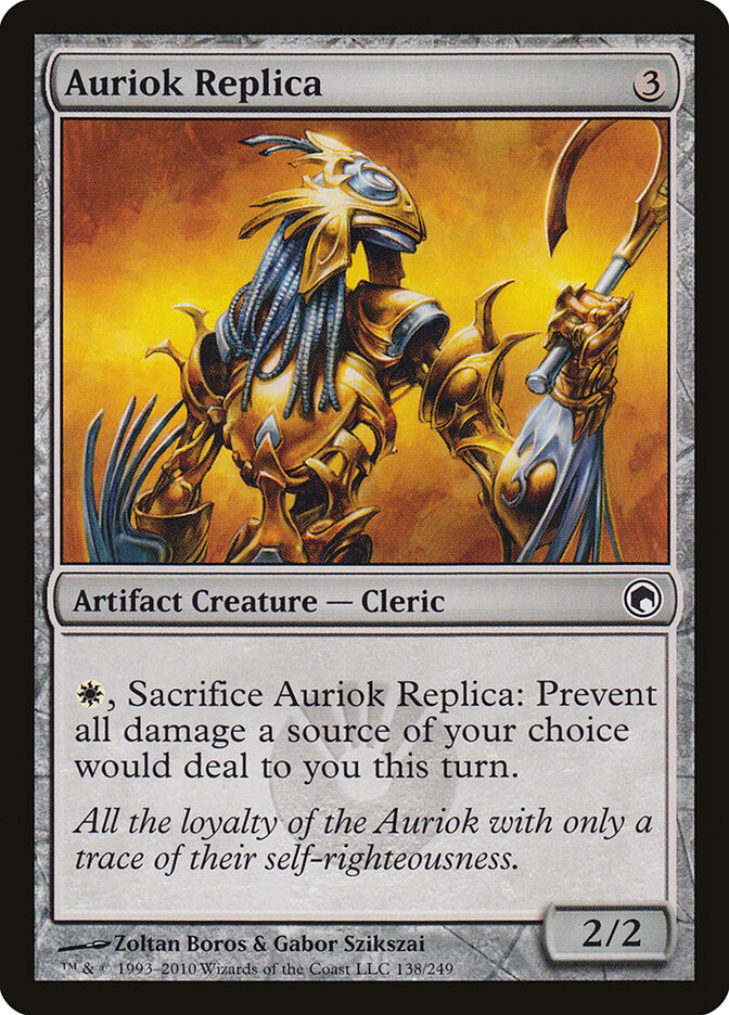 Auriok Replica card front