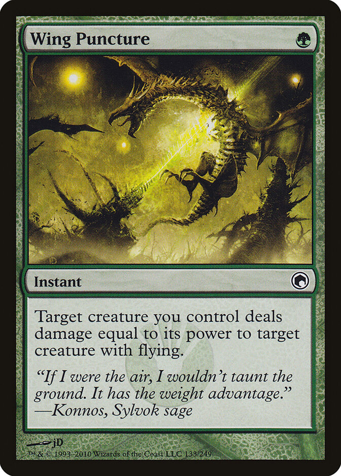Wing Puncture card front