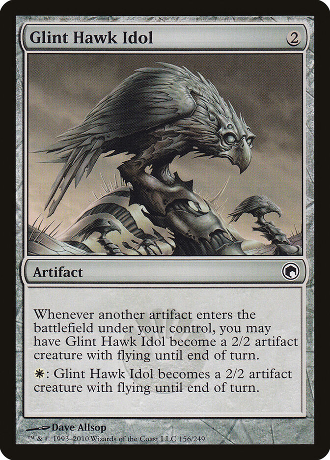 Glint Hawk Idol card front