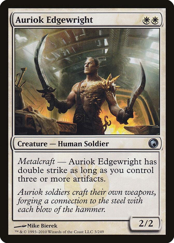 Auriok Edgewright card front