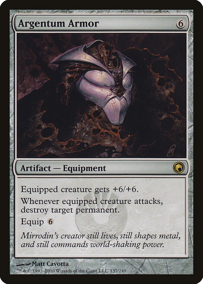 Argentum Armor card front