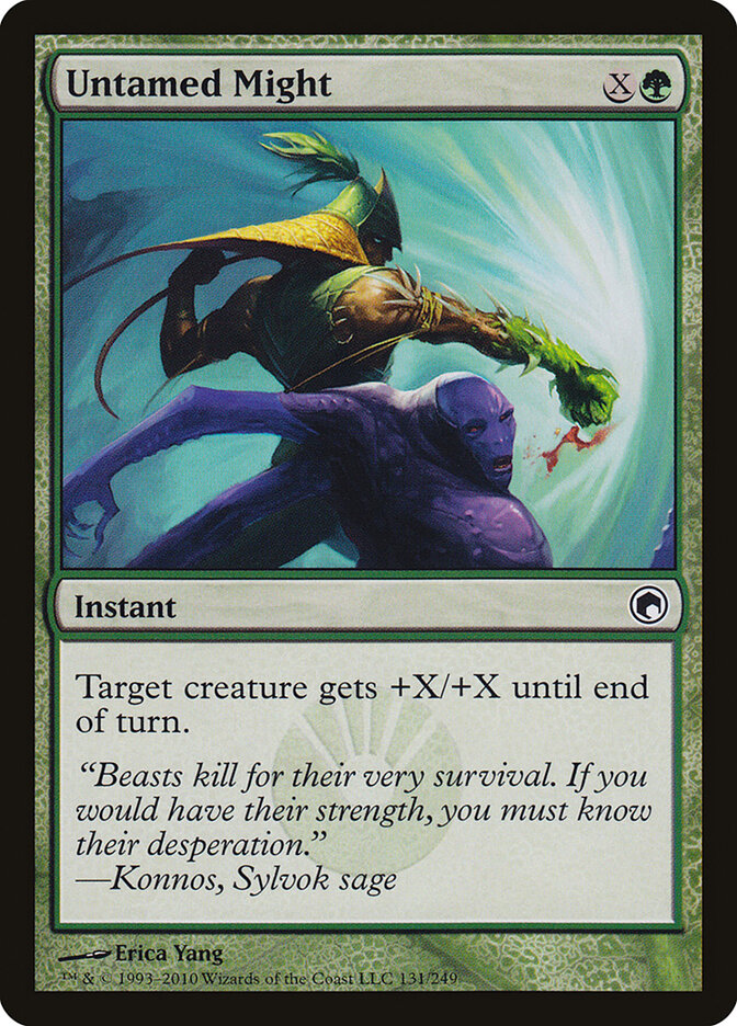 Untamed Might card front