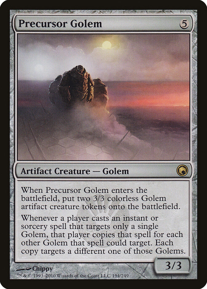 Precursor Golem card front