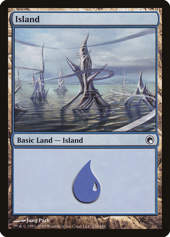 Island card front
