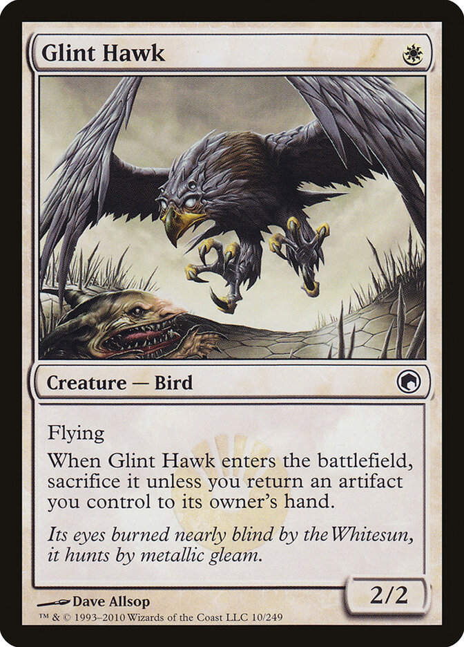 Glint Hawk card front