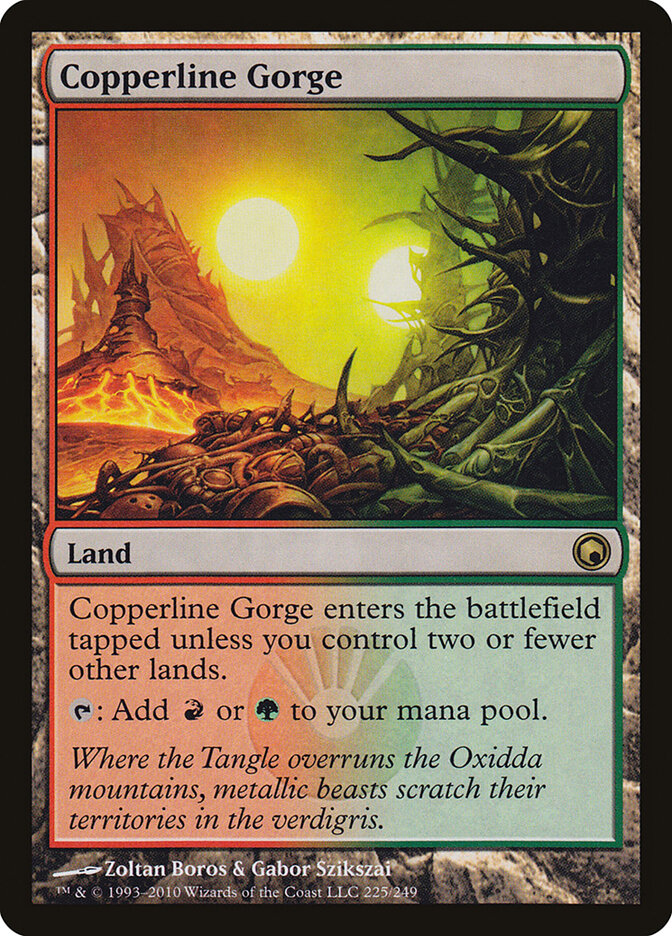 Copperline Gorge card front