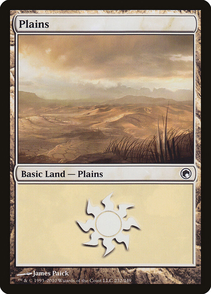 Plains card front
