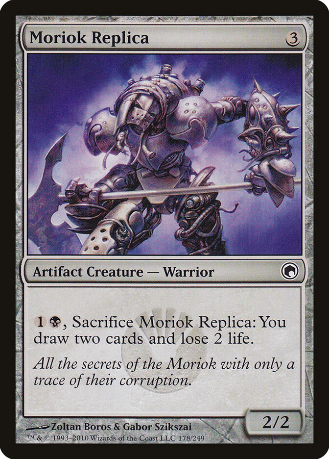 Moriok Replica card front