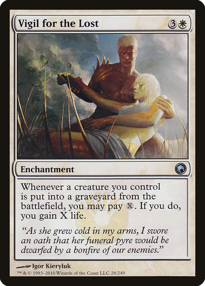 Vigil for the Lost card front