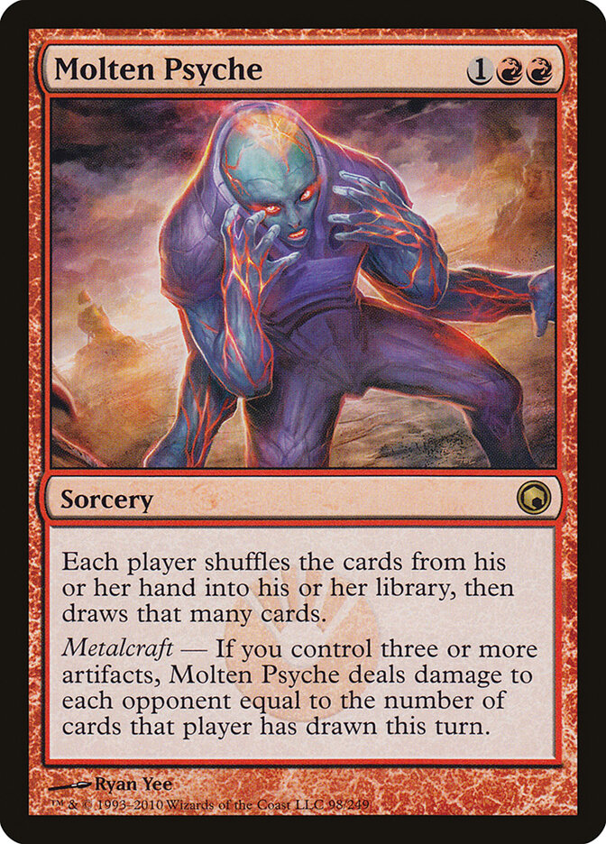 Molten Psyche card front