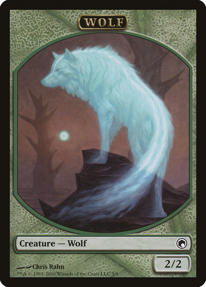 Wolf card front