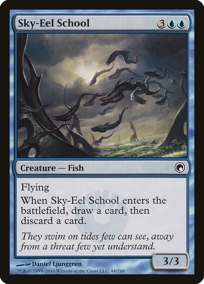 Sky-Eel School card front