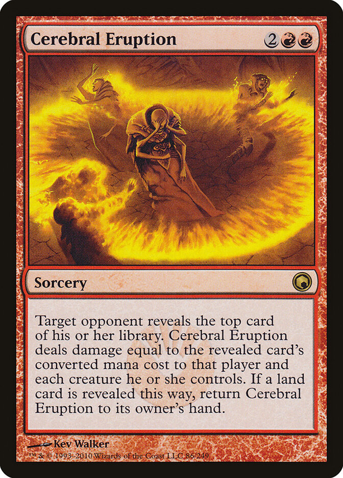Cerebral Eruption card front