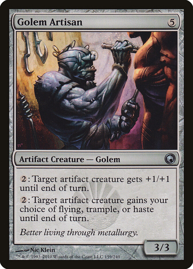Golem Artisan card front