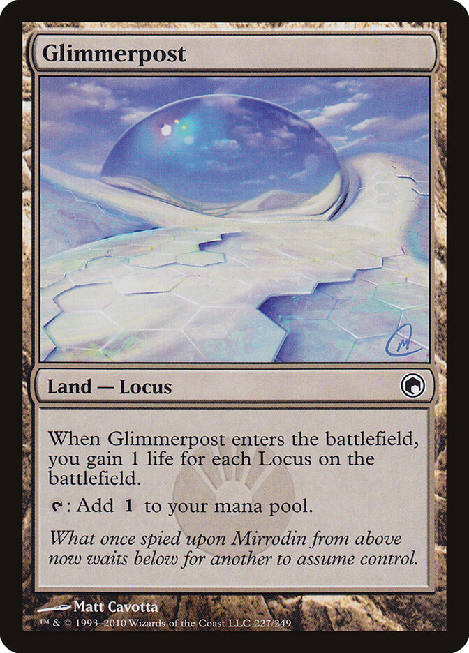 Glimmerpost card front