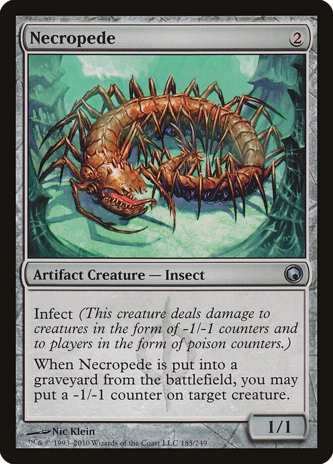 Necropede card front