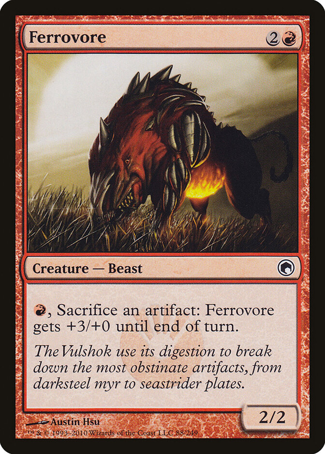 Ferrovore card front