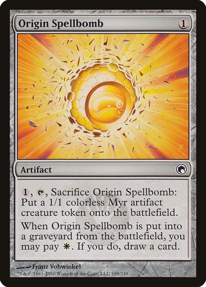 Origin Spellbomb card front