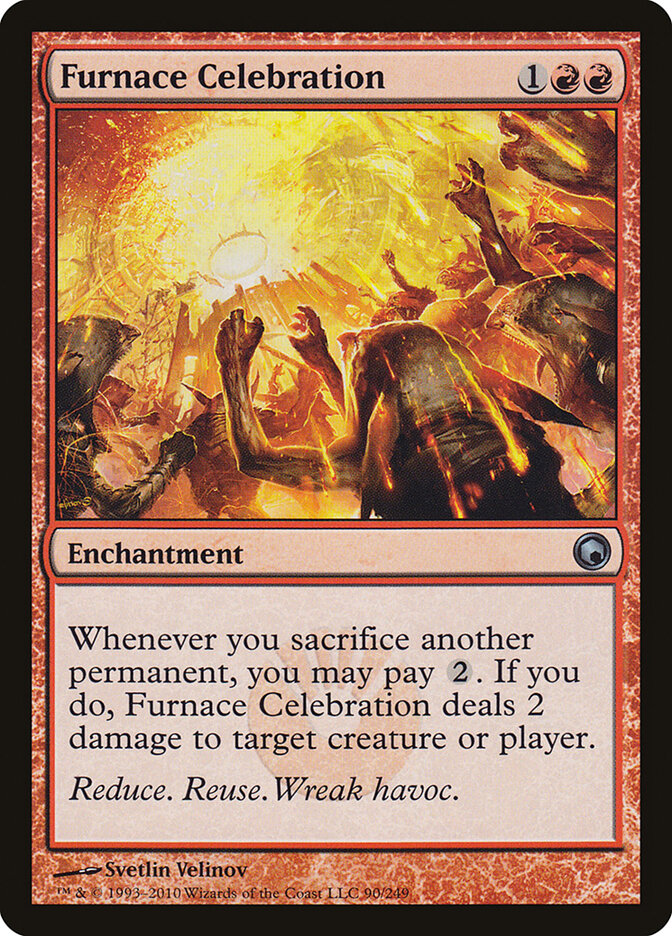 Furnace Celebration card front