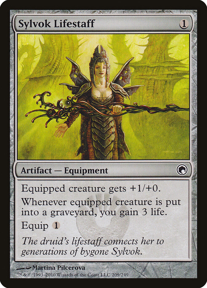 Sylvok Lifestaff card front