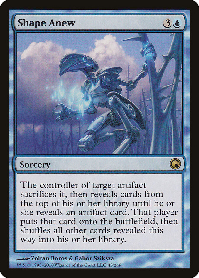 Shape Anew card front